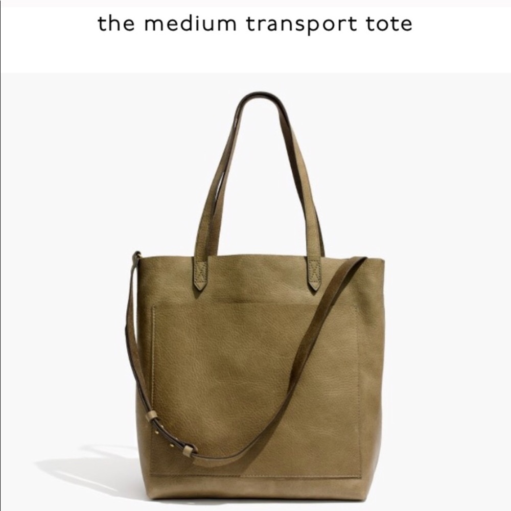 Madewell Medium Transport Tote - Washed Olive